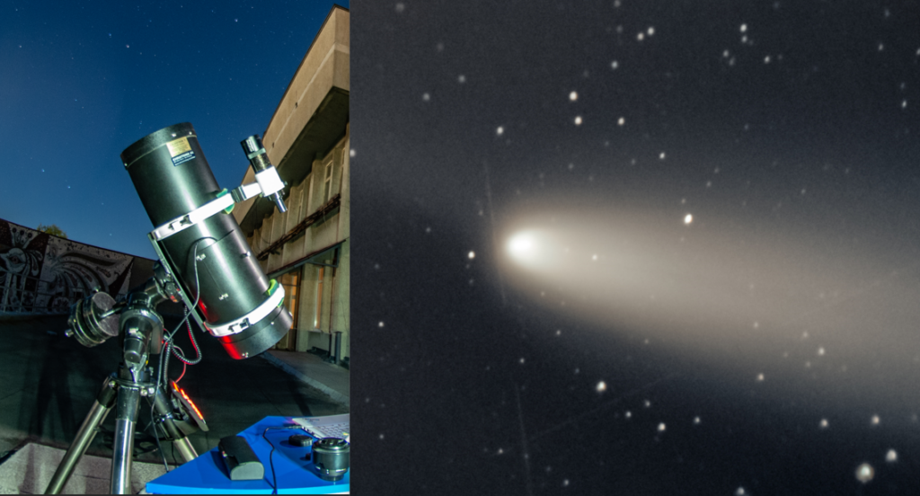 Астрограф - Шмидт камера Celestron 300mm f1.5, монтировка Celestron AVX, камера IMX290