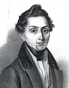 Портрет на Юрий Венелин – славист, историк и изследовател на българския език и история.